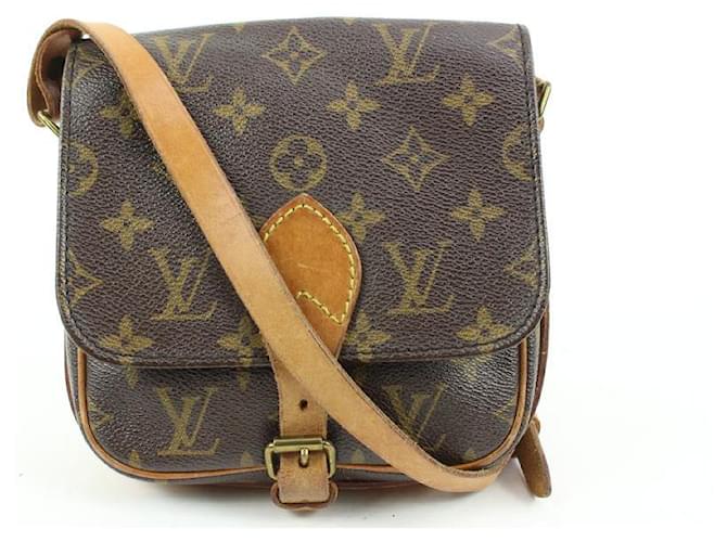 Louis Vuitton Mini borsa a tracolla con monogramma Cartouchiere PM Pelle  ref.530245