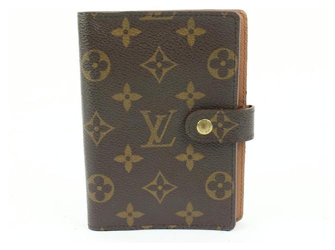 Louis Vuitton Monogramm-kleines Ring-Agenda PM-Tagebuch-Abdeckungs-Adressen-Notizbuch  ref.530248