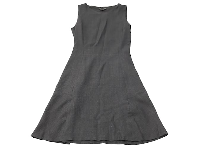 Theory Ärmelloses Kleid aus schwarzer Wolle  ref.530550
