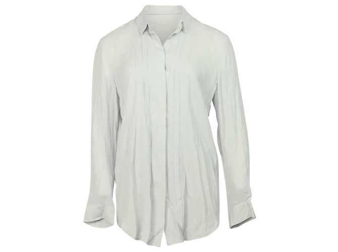 Camicia IRO Button Down in Rayon Bianco
