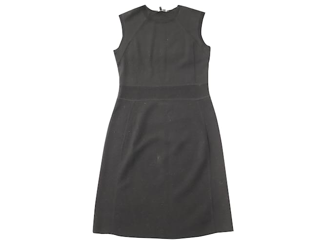 Mini robe Theory sans manches en viscose noire Fibre de cellulose  ref.530604