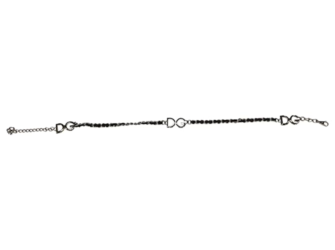 Dolce & Gabbana Dolce and Gabbana Chain Belt in Silver Metal Silvery Metallic  ref.530657