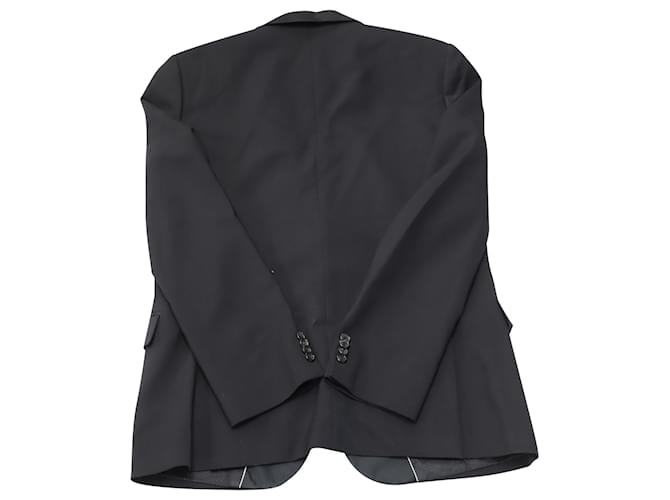 Hugo Boss Tuxedo Jacket in Black Virgin Wool  ref.530704