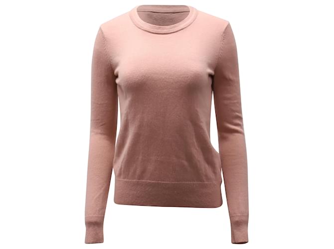 Suéter de gola alta Theory em cashmere rosa Casimira Lã  ref.530709