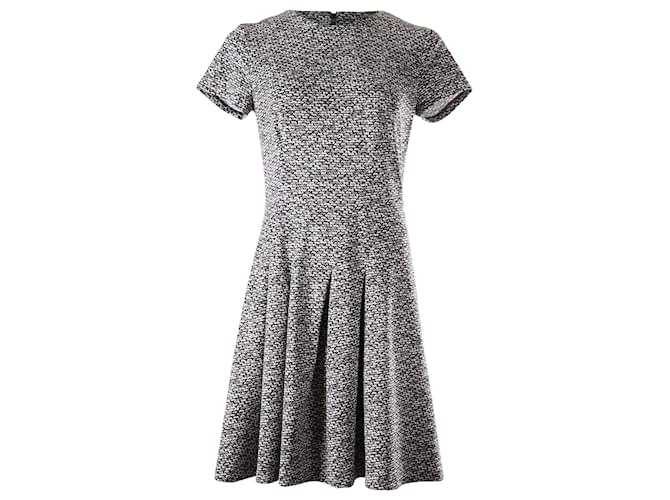 Michael Kors Knitted Dress in Black and White Viscose Cellulose fibre  ref.530768