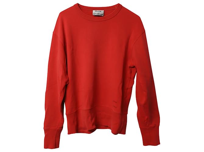 Autre Marque Acne Studios Sweatshirt aus roter Baumwolle  ref.530789