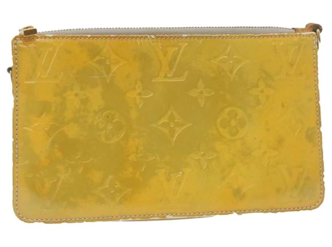 Bolsa de accesorios Vernis Lexington con monograma de LOUIS VUITTON Gris M91056 Auth yk4120 Charol  ref.531112