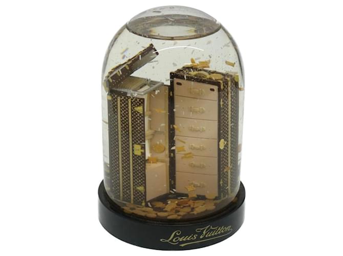LOUIS VUITTON Snow Globe Ward rope Trunk Clear LV Auth gt2267 Plastic  ref.531192