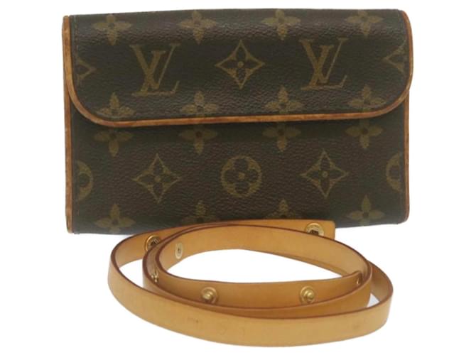 LOUIS VUITTON Monogram Canvas Florentine Small Pochette Belt Bag M51855