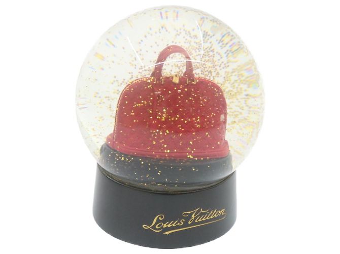 LOUIS VUITTON Snow Globe Alma Clear LV Auth nh453