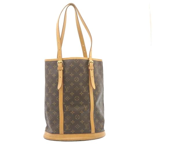 Bolso de hombro M con monograma Bucket GM de LOUIS VUITTON42236 LV Auth ar6142 Lienzo  ref.531671