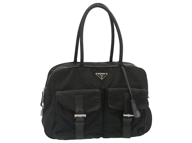 PRADA Shoulder Bag Nylon Black Auth 28815  ref.531730
