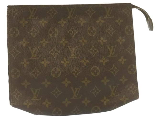 Vintage LOUIS VUITTON Wristlet Monogram Canvas Marly Dragonne PM Clutch  M51827