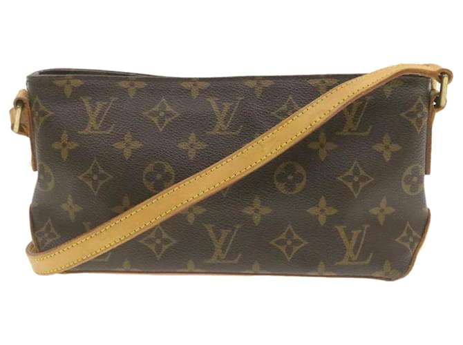 Auth Louis Vuitton Monogram Trotteur Shoulder Cross Body Bag M51240