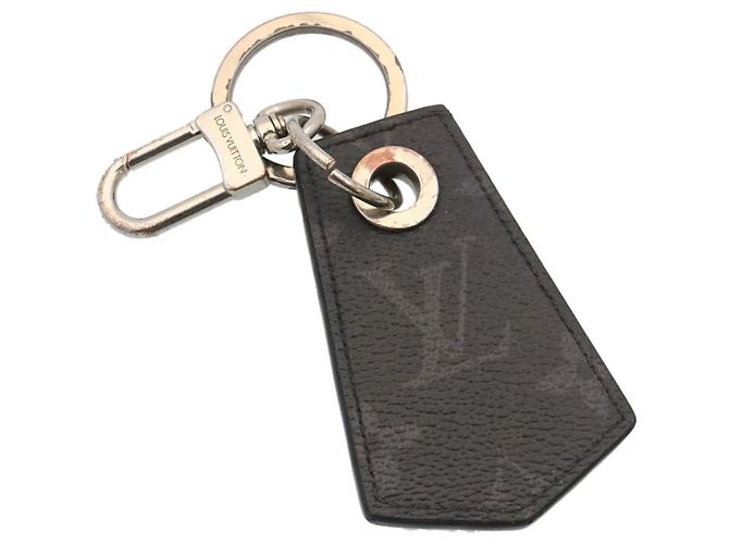 LOUIS VUITTON Monogram Eclipse Porte-clés LV Auth ni143