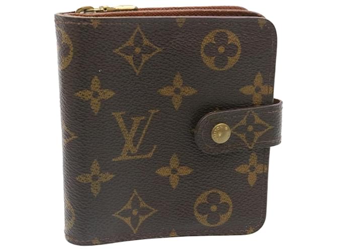 LOUIS VUITTON Monogram Compact Zip Bifold Wallet M61667 LV Auth yk3916  Cloth ref.532304 - Joli Closet