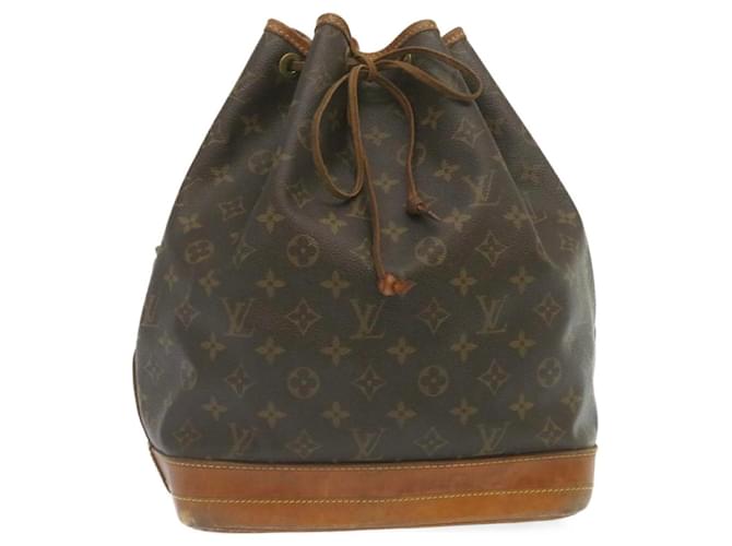 Louis-Vuitton-Monogram-Noe-Shoulder-Bag-Hand-Bag-Brown-M42224