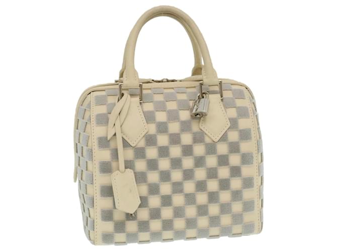 Louis Vuitton Limited Edition Gris Creme Damier Cubic Speedy Cube PM Bag -  LabelCentric