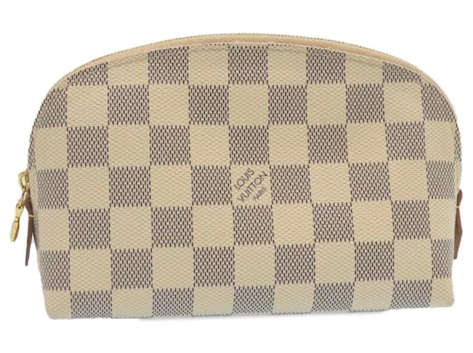 Louis Vuitton Cosmetic Pouch Damier Azur PM – The Luxe Pursuit