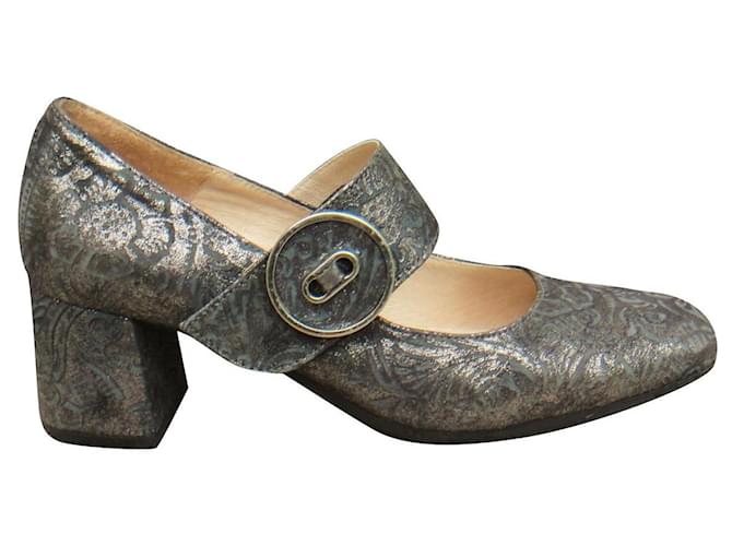 Autre Marque Chicas p pumps 39 Metallic Leather  ref.533989