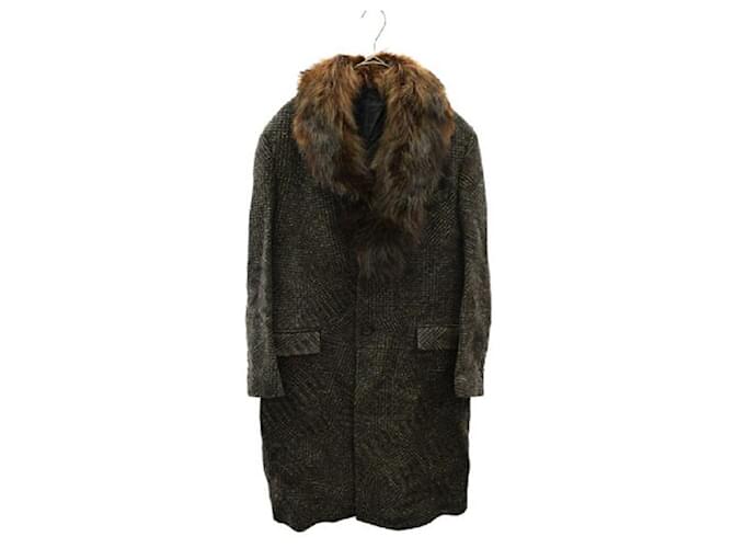 chester reversible faux fur coat