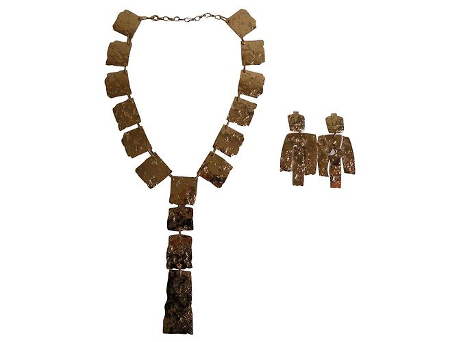 Max Mara Parure "Collana e orecchini" in metallo