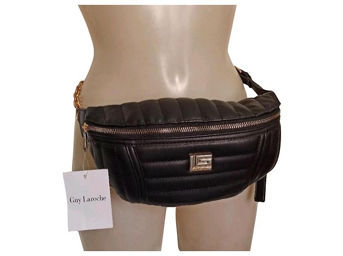 Bolsa acolchoada Guy Laroche Preto