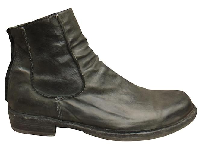 Autre Marque boots officine Creative p 1,5 Dark grey Leather  ref.534133