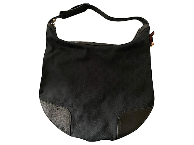 black Gucci bag Cloth  ref.534666