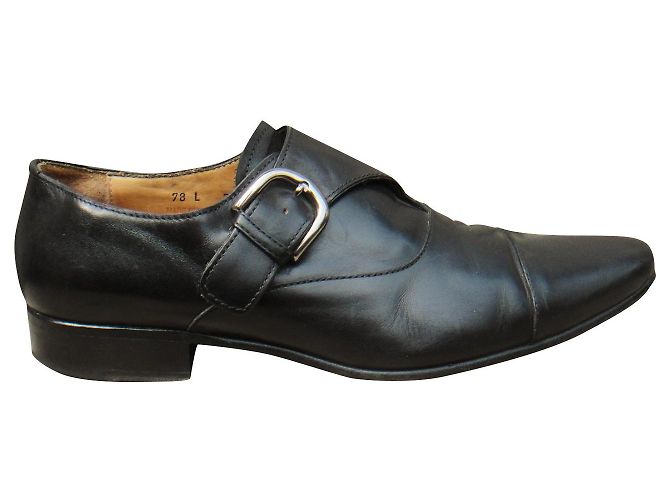 sapatos Lanvin com fivela p 41,5 Preto