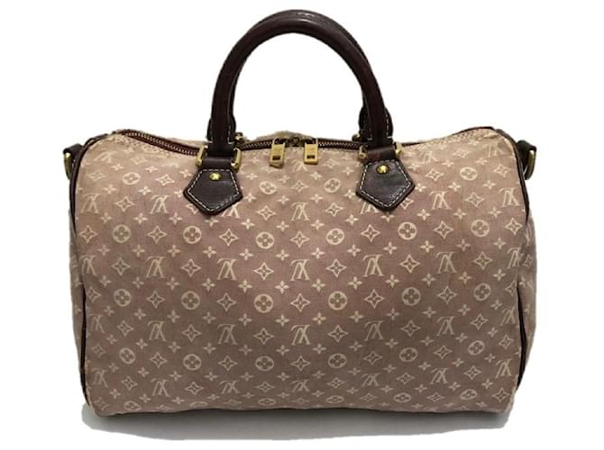 Speedy Louis Vuitton Bandouliere Cloth Bag Pink  ref.535215