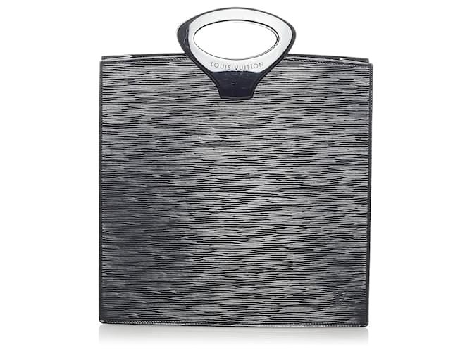 Louis Vuitton Black Epi Ombre Cuir Noir  ref.535251