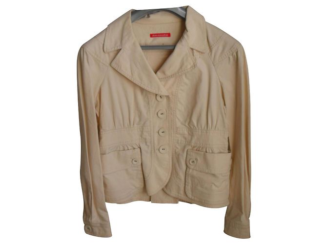 Alain Manoukian Beige Cloth Jacket Size 40