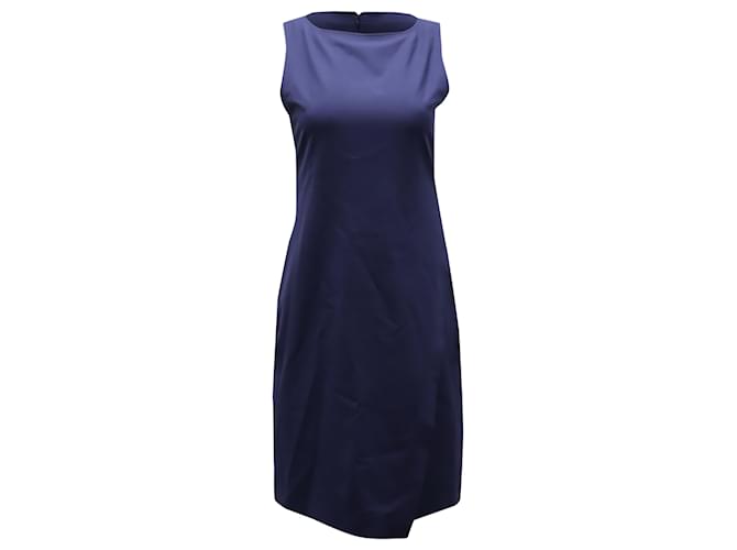 Theory Risbana Short Dress in Navy Blue Wool  ref.535453