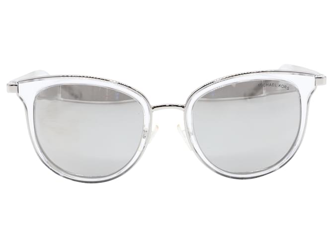 Michael Kors Adrianna MK 1010 Sunglasses in Silver Stainless Steel Silvery Metal  ref.535467