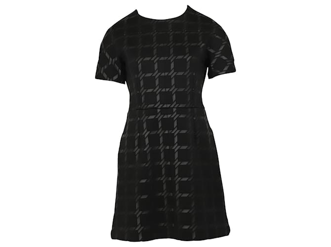 Alexander Wang Buffalo Plaid Dress in Black Polyester  ref.535486