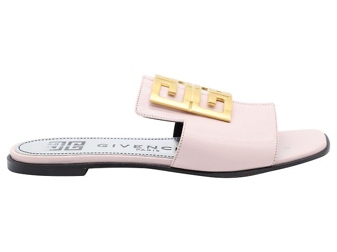 Givenchy 4G Mules en Cuir de veau Rose Cuir