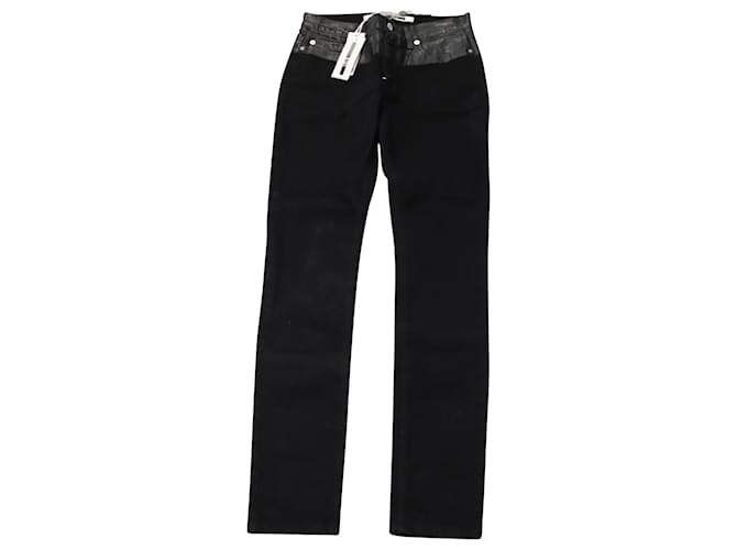 Alexander Mcqueen Wide-leg Jeans in Black Denim  ref.535510