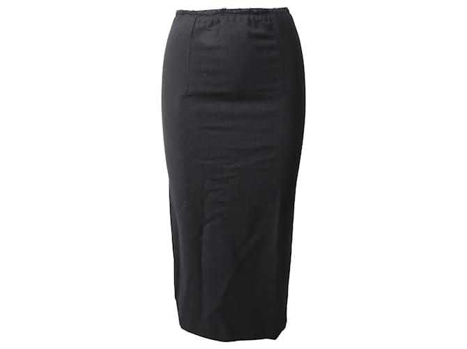 Isabel Marant Pencil Skirt in Black Lana Virgin Wool  ref.535516