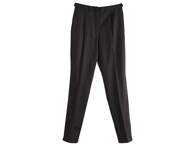 Pantalones de vestir Jil Sander en lana virgen negra Negro  ref.535557