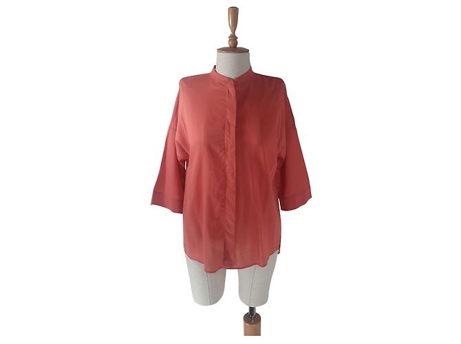 Camisa Strenesse Naranja de Algodón