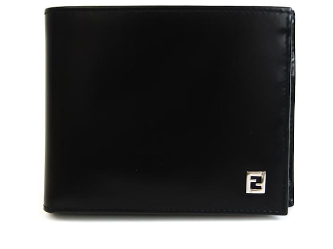 Fendi Wallet Black Leather  ref.536939