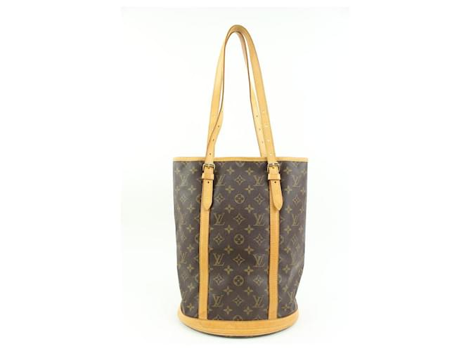 Bucket Louis Vuitton Sac cabas GM Shopper Marais de Monogram Cuir  ref.537025