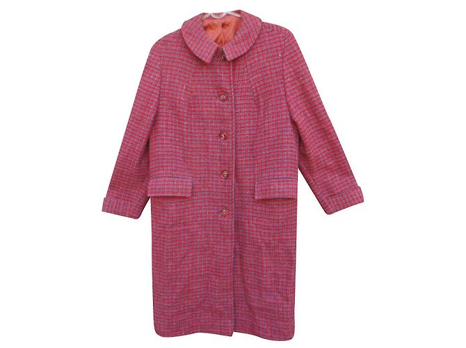 Autre Marque Talla de abrigo Harris Tweed 38 Roja