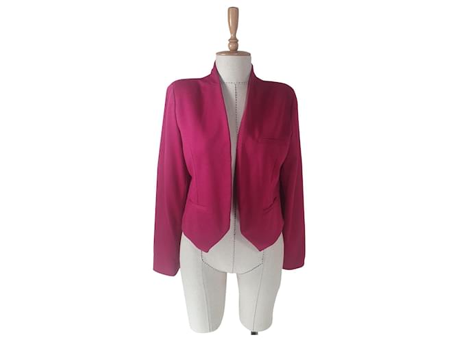 Cynthia Rowley Jackets Purple Polyester Elastane Rayon  ref.537156
