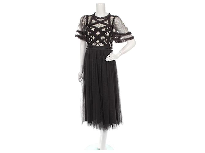 Needle & Thread Dresses Black Polyester  ref.537159