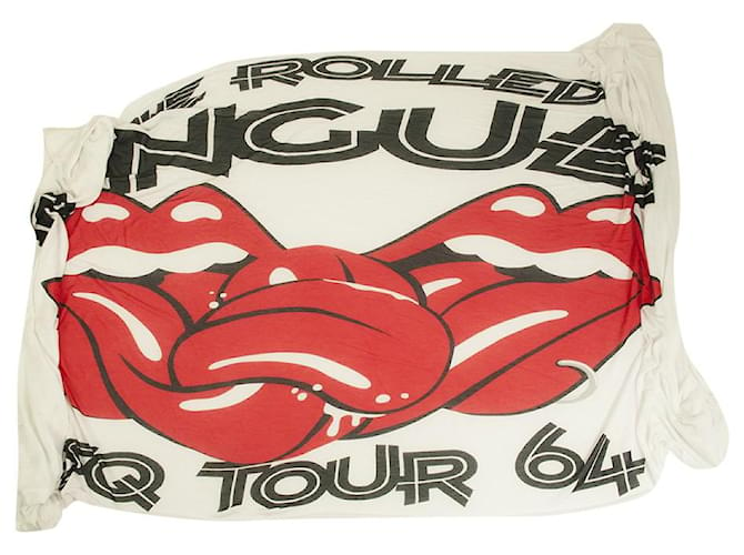 Dsquared2 Rolling Stones Tour 64 Large Modal Scarf Foulard Beach Cover up Multiple colors  ref.537175