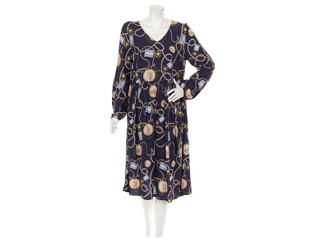 Autre Marque Vestido Rich & Royal de viscosa Multicolor