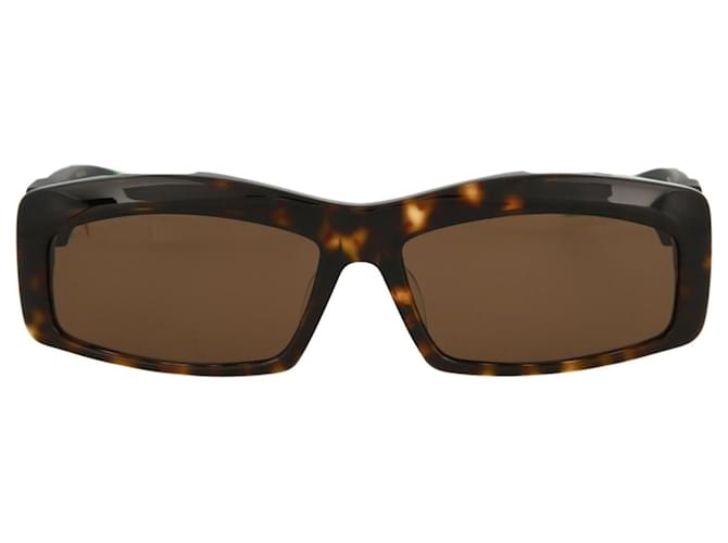 Gafas de sol de acetato con montura cuadrada Balenciaga Multicolor Fibra de celulosa  ref.537233