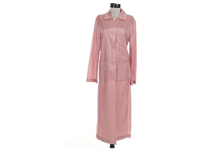 Sonia By Sonia Rykiel Coats, Outerwear Pink Polyamide  ref.537294
